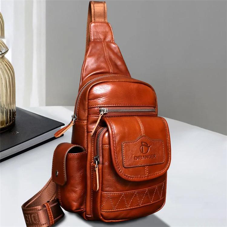 ボディバッグ メンズ 本革　2way 　斜め掛け　ショルダーバッグ 自転車　鞄 レザー　ワンショルダー カ..
