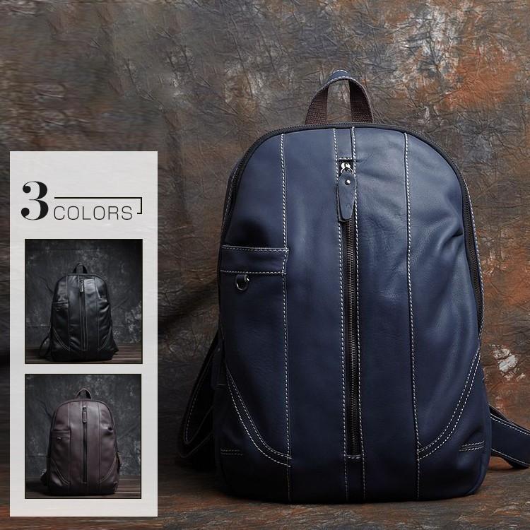 リュック　メンズ　リュックサック 本革　牛革　デイパック　ビジネス　バックパック　レザー　通勤通..