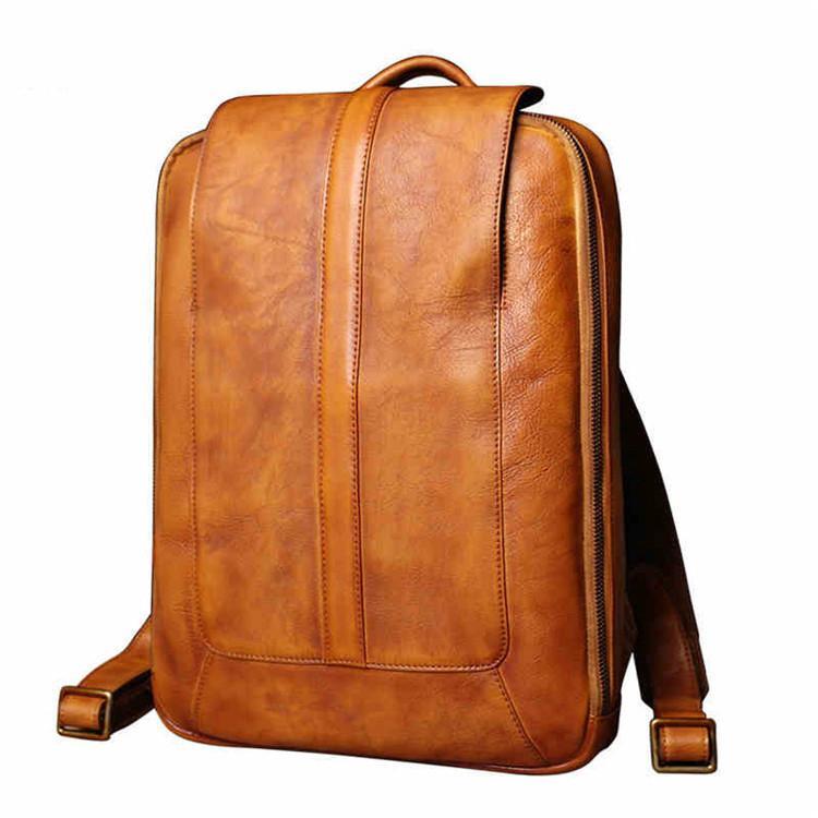 リュック　メンズ　リュックサック 本革　牛革　デイパック　ビジネス　バックパック　レザー　通勤通..