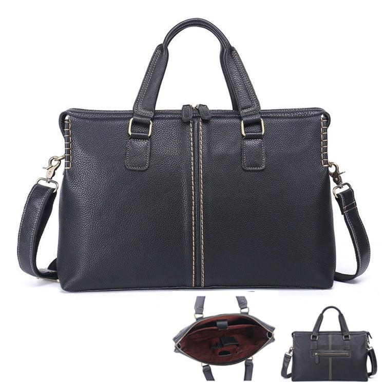 トートバッグ　ショルターバッグ　メンズ　手提げバッグ　本革　レザー　2way　斜め掛け　ビジネス　カ..