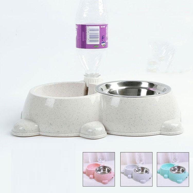 給餌器 猫 犬 給餌器 ペットボトル ペット ペットフィーダー 水飲 み器 給水器 給水タンク　ペット用品　補給 旅行 外出 食器