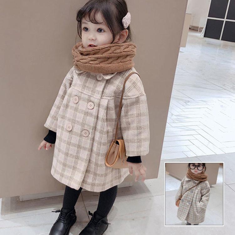 ピーコート　Pコート キッズコート　ミドル丈 秋冬　ラシャコート　女の子 子供服　ジュニア　アウター　ジャケット　キッズ　中綿コート 防寒