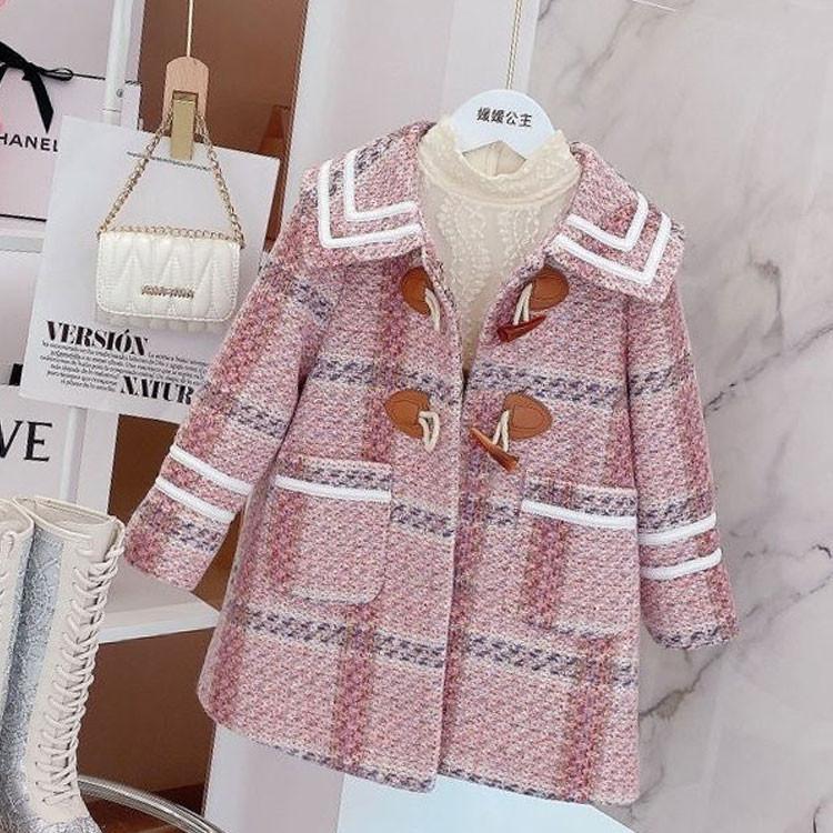 ダッフルコート キッズコート ミドル丈 秋冬　ラシャコート　女の子 子供服　ジュニア　アウター　ジャケット　キッズ　中綿コート 防寒