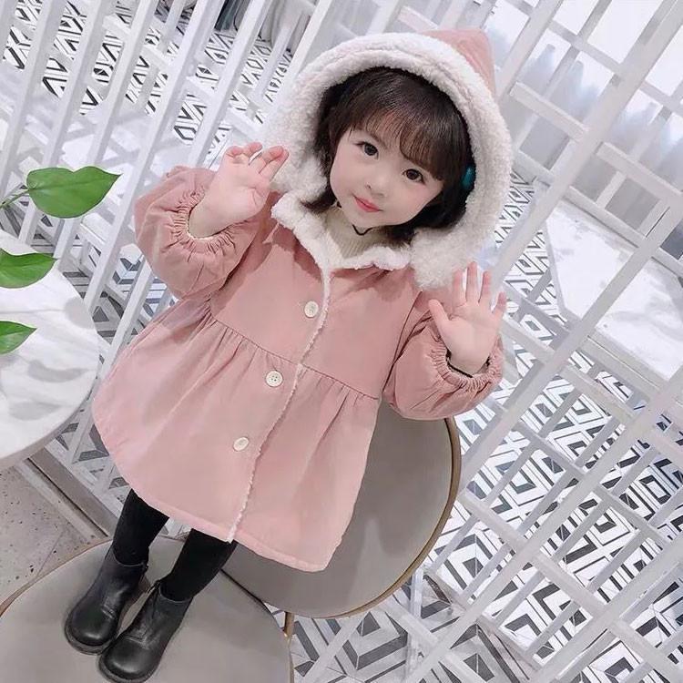 ピーコート　Pコート キッズコート フード付き ミドル丈　秋冬　ラシャコート　女の子 子供服　ジュニア　アウター　ジャケット　キッズ　中綿コート 防寒
