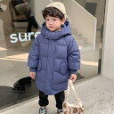 秋冬 ロングダウンコート キッズ ダウンコート ロング フード付き 男の子 子供 ダウンジャケット ロングコート アウター 中綿 軽量