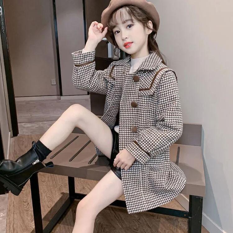 ピーコート　Pコート キッズコート　ミドル丈 秋冬 ラシャコート　女の子 　子供服　ジュニア　アウター　ジャケット　キッズ　中綿コート 防寒