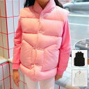 秋冬 キッズ ダウンベスト 女の子 中綿ダウン トレンド こどもダウンコート 子供服 ジュニア 中綿ベスト キッズ 防風防寒 90 100 110 120 13...