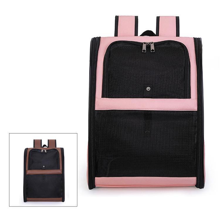 ペットキャリーバッグ 小型犬用 バックパック/リュック ペット キャリア 折りたたみ式 メッシュ お散歩 スリングバッグ キャリーケース