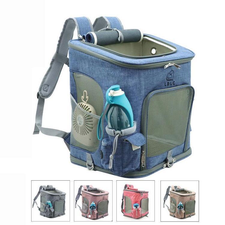 ペットキャリーバッグ 小型犬用 バックパック/リュック ペット キャリア メッシュ 通気性良い 子猫用 お散歩 スリングバッグ キャリーケース