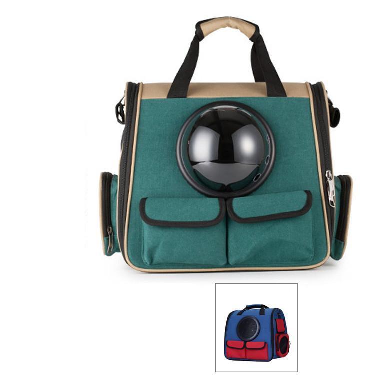 ペットキャリーバッグ 小型犬用 バックパック/リュック ペット キャリア トートバッグ 通気性良い 子猫用 お散歩 スリングバッグ キャリーケース