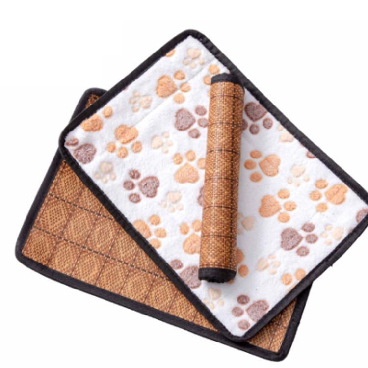 2点セット 夏用　犬用 ペットベッド 猫 犬マット ペットソファ 小型犬中型犬大型犬　ひんやり クールマット 冷感　ペットマット クールシート 暑さ対策