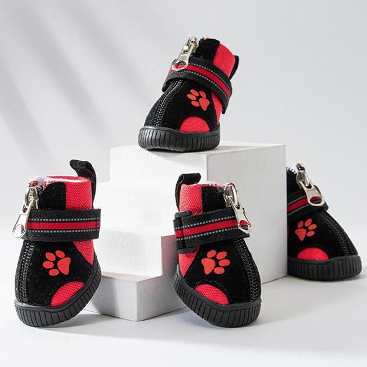 ドッグシューズ 犬の靴 犬用靴 ブーツ ペットシューズ 滑り止め お散歩 肉球保護 傷防止 ケガ防止 ソフト 中型犬 小型犬 転倒防止 履かせやすい