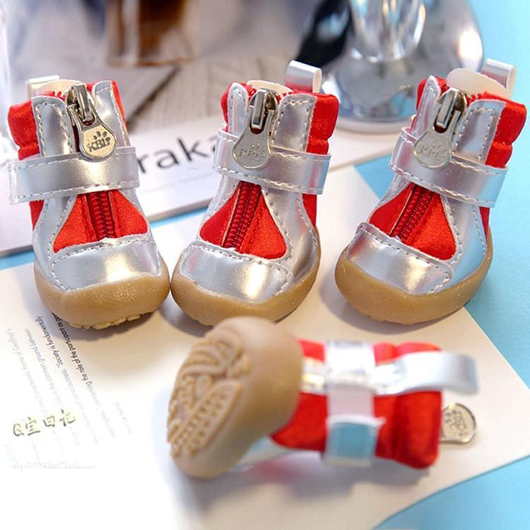 ドッグシューズ 犬の靴 犬用靴 ブーツ ペットシューズ 滑り止め お散歩 肉球保護 傷防止 ケガ防止 ソフト 中型犬 小型犬 転倒防止 履かせやすい