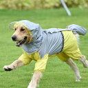 犬用 レインコート 中型犬 小型犬 雨具 カッパ 犬服 防水 ドッグ ペット服 ドッグウエア ペットポンチョ 梅雨 散歩 お出かけ 防雨 ペットレイングッズ