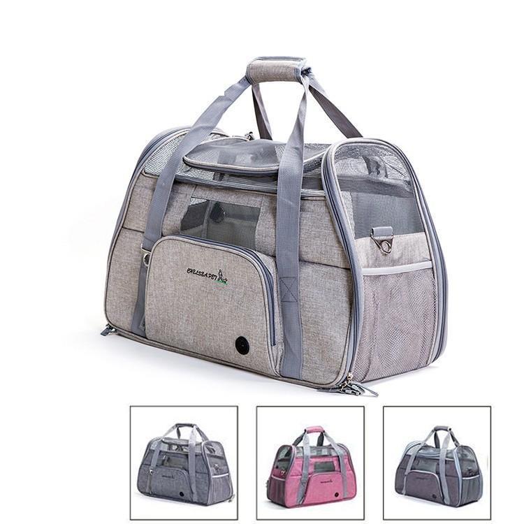 ペットキャリーバッグ 小型犬用 子犬用 子猫用 ショルダーバッグ トートバッグ 折りたたみ式 カジュアル ペット キャリア スリングバッグ キャリーケース