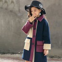 キッズコート 秋冬 コート 女の子 子供服 ラシャコート ジュニア アウター ジャケット 可愛い カジュアル 8090100110120130