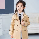 キッズコート キッズジャケット コート ジャンパー 女の子 ロング丈 子供服 ジュニア アウター ジャケット カジュアル 90 100 110 120 130...