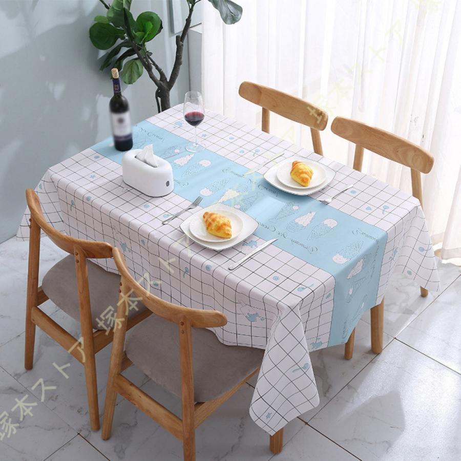 テーブルクロス リネン テーブルマット インテリア 北欧INS 汚れ防止 テーブルカバー 長方形 お手入れ簡単 多色選べる 無地 正方形 縁取り 祝日の贈り物