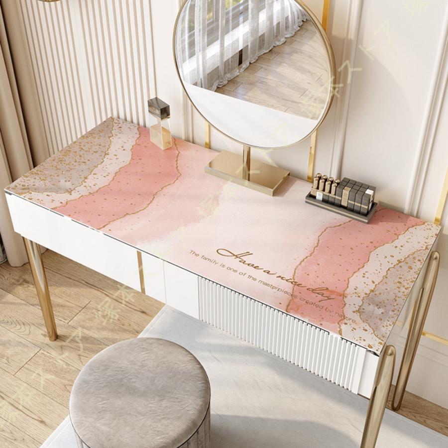 テーブルクロス pu皮革生地 北欧 テーブルマット 防水防油 耐熱 汚れ防止 食卓カバー 模様替え 抽象的 カット自由 おしゃれ テーブルセッティング 四角形