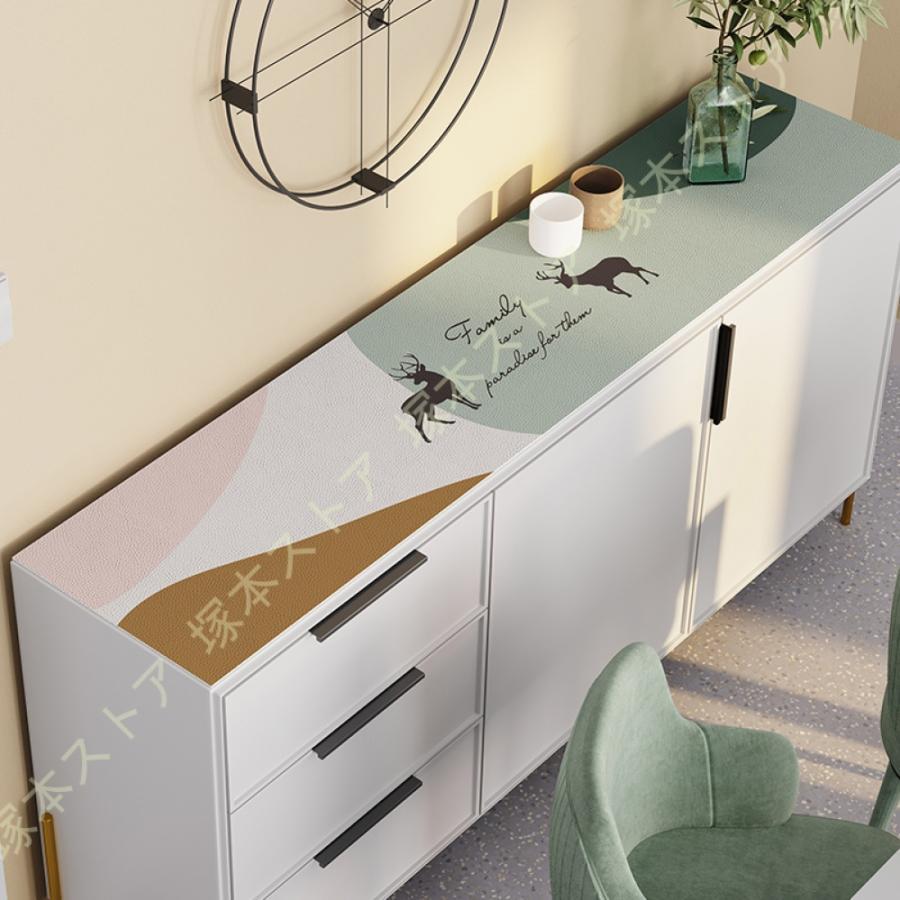 テーブルクロス レザー調 撥水 おしゃれ 北欧 長方形 上質 テーブルマット 防水 防油 耐熱 汚れ防止 食卓カバー 大きい 耐洗い表面 インテリア 会議 無地