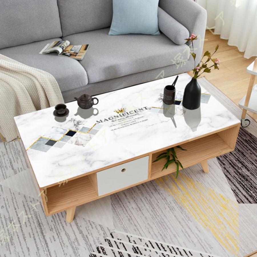 PVC製 食事テーブルマット テーブルクロス デスクマット マット テーブルカバー 長方形 正方形 防水 撥水 耐久 汚れ防止 サイズ選択可能 デスクパッド