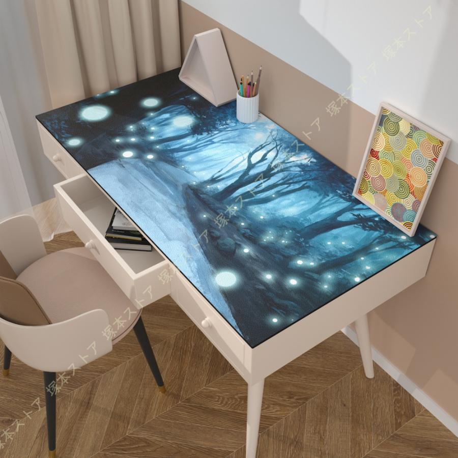 テーブルクロス 撥油 耐熱 おしゃれ PU生地 テーブルクロス 風景 テーブルマット 滑り止め 食卓デスクマット ダイニングテーブルマット 富士山 レトロ 撥水