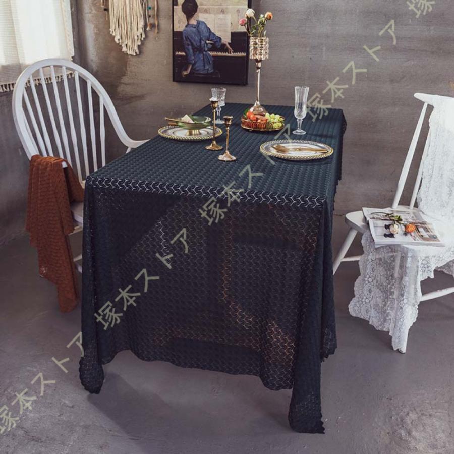 テーブルクロス 丸型 ヴィンテージレース おしゃれ 円形 テーブルカバー 正方形 長方形 汚れ防止 イン..