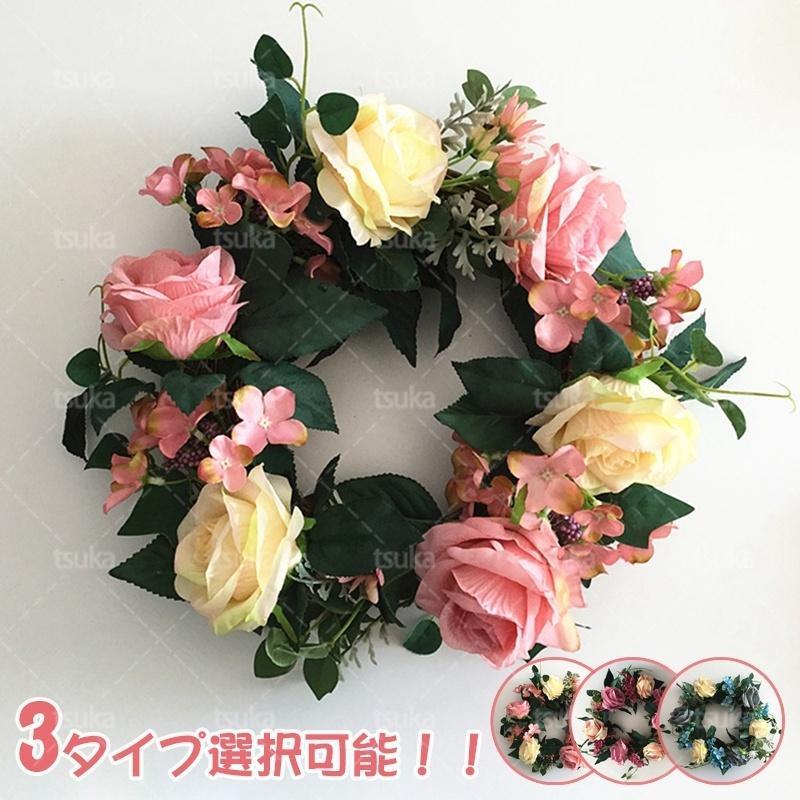 ドアリース 壁飾り 造花 飾り インテリア おしゃれ ナチュラル 壁掛け ドア飾り 玄関リース オシャレ 花嫁 結婚式 結婚式場 ウェディング プレゼント 贈り...