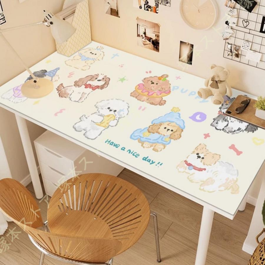 超大型マウスパッド オールシーズン レザー調 果物 スイカ デスクマット ゲーミングマウスパッド 大き..