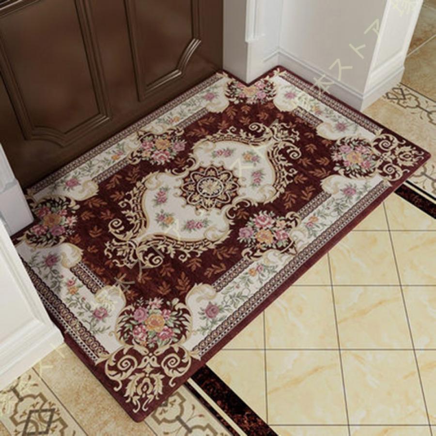 玄関マット 室内 足拭きマット 吸水 エントランスマット リーフ お花 パープル ナチュラル かわいい 北欧風 抗菌 防臭 消臭 玄関 マット モダン カラフル