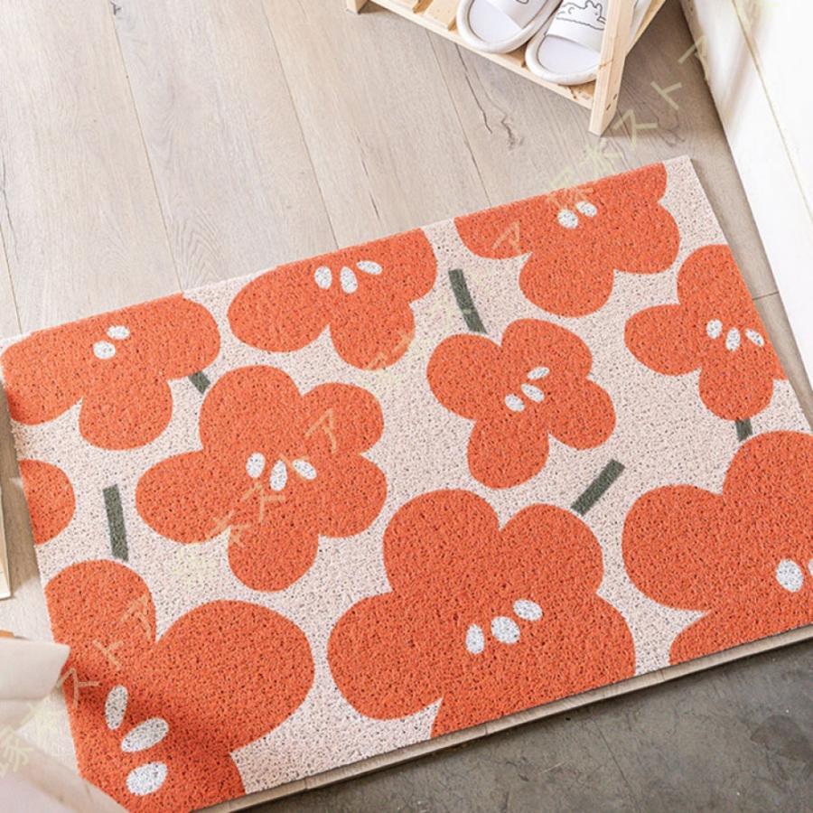 キッチンマット 拭ける 北欧風 撥水加工 PVCマット マット キッチン 洗濯不要 お手入れ簡単 撥水 廊下 台所マット クッションマット ソフト PVC おしゃれ 北欧