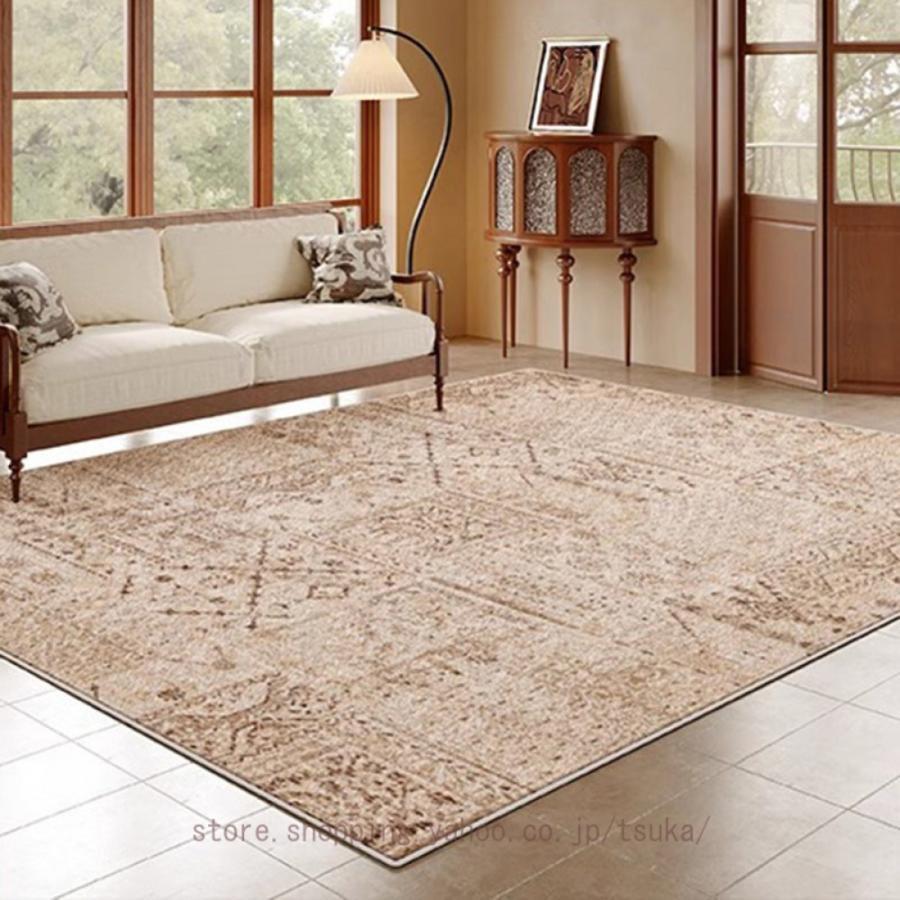 ペルシャ風 絨毯 ペルシャ柄 室内 カーペット エスニック 屋内 じゅうたん 風水 花模様 幾何学 ラグマット 防音 抗菌 防臭 北欧 屋内 洗える フロアマット