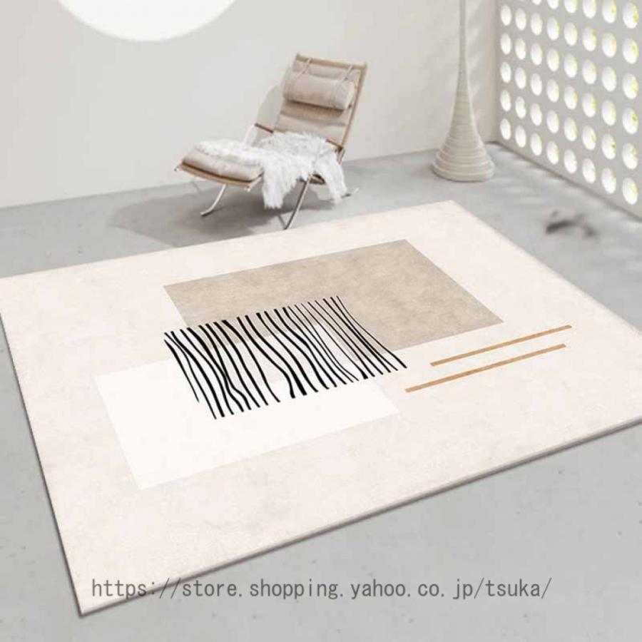 ラグ カーペット 絨毯 じゅうたん 低反発 滑り止め 厚手 ラグマット 床暖房対応 ホットカーペット対応 リビング 秋 冬 長方形 四角 ウォッシャブル