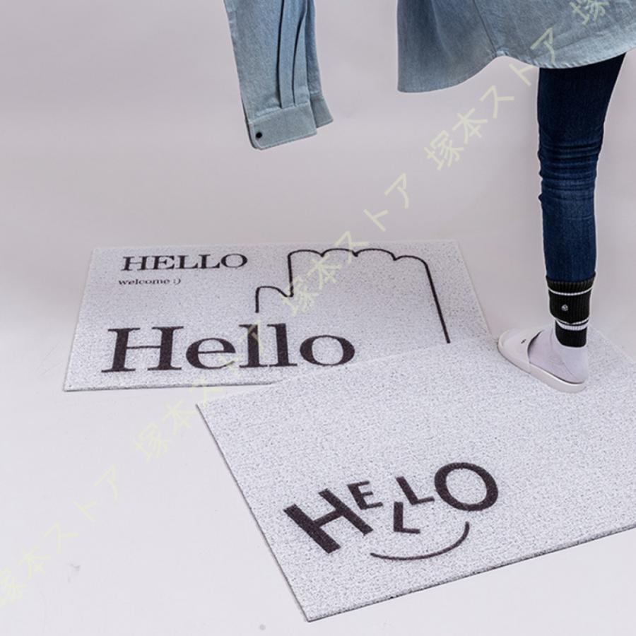 滑り止めマット ドアマット PVC製 マット ビンテージ 玄関マット 滑り止め 屋外 屋内 エントランスマット 耐磨耗性 滑り止めシート 転倒防止 ケガ防止