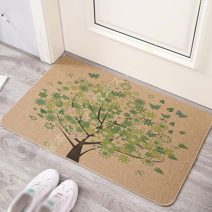 玄関マット 天然素材 洗える 玄関 マット ラグ リネン 滑り止め 室内 北欧 かわいい 風水 麻 速乾 洗える 吸水 快適 可愛い 屋外 屋内 夏用 家庭用 小さめ