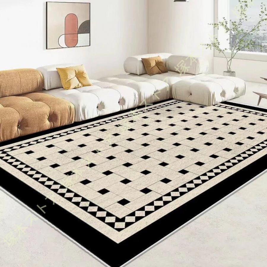 カーペット ラグ 洗える ラグマット 滑り止め用用 ラグカーペット 幾何学模様 防音 柔らかい 絨毯 北欧 おしゃれ 軽量 手触り優しい オールシーズン