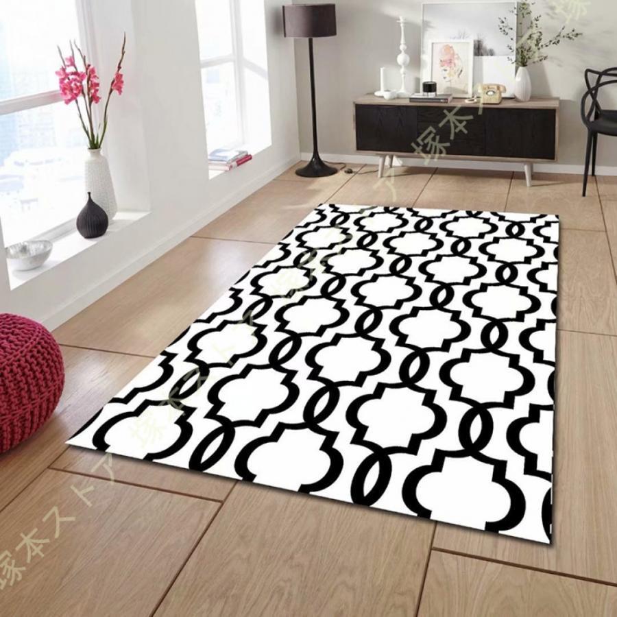 ラグマット モロッコ風 幾何学模様 ボヘミアン モダン ラグ 大きい 滑り止め 洗える カーペット 夏 冬 おしゃれ エレガント やわらか 折りたたみ