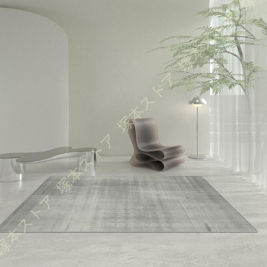 ラグマット 絨毯 ラグ用 カーペット 洗える 長方形 北欧 モダン 可愛い オシャレ ふんわり かわいい サークル柄 スタイリッシュ 床暖房対応 滑り止め付き