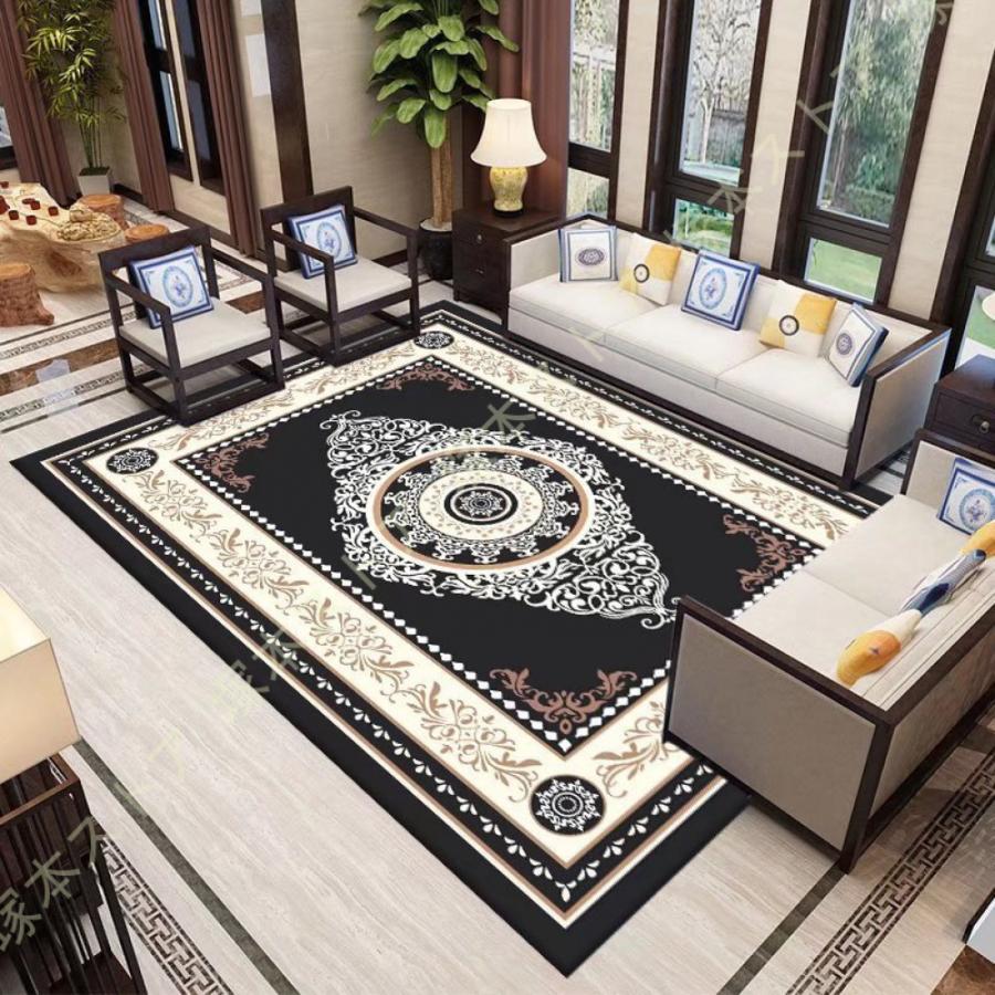 玄関マット 屋内 室内用 風水 かわいい グリーン 赤 夏 青 水色 おしゃれ な 花柄 薄型 マット 滑り止め 付き 大型 大判 80*120cm 大きい 古典的 ネイティブ