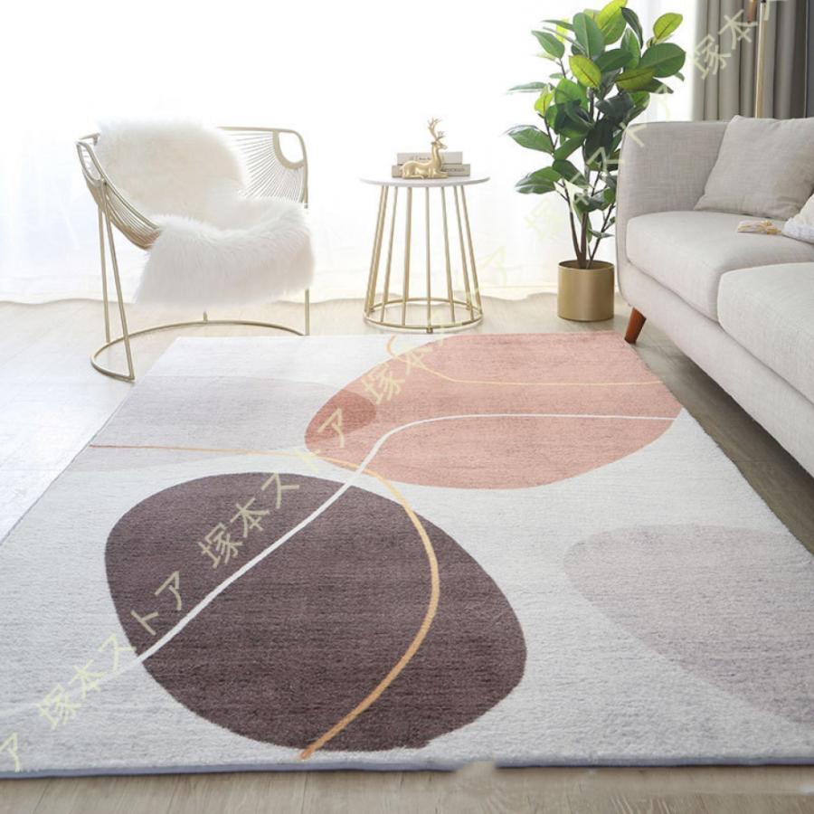 冬用ラグ 滑り止め付 洗える ふわふわ肌触り ラグ ラグマット 厚手 冬用 カーペット 防ダニ 抗菌 防臭 こたつ敷き 長方形 厚手ラグ