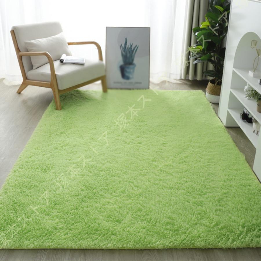 ラグマット 耐摩耗性 カーペット 洗濯機で洗える ラグ ムジ柄 小さなカーペット 200*400cm ラグマット ..