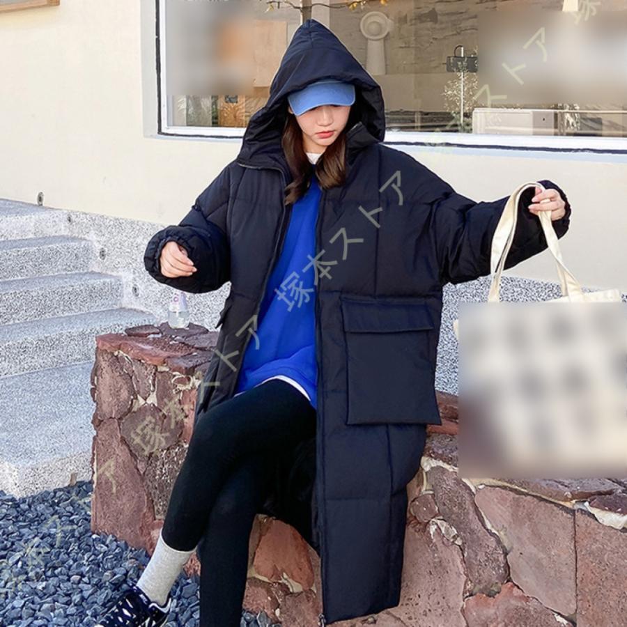 ダウンジャケット 中綿コート レディース アウター 軽量 防風 防寒 トップス 秋冬 シンプル 女性用 フード付く 大きいサイズ ゆったり かわいい おしゃれ