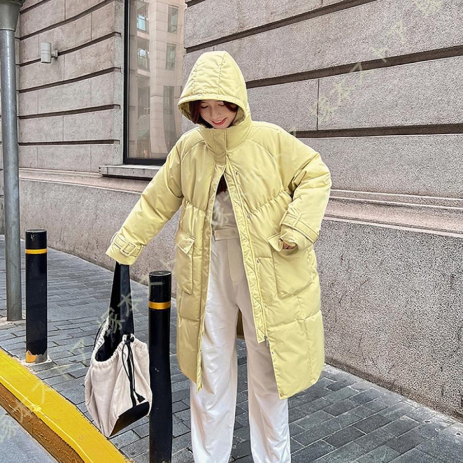 ロングコート レディース 冬 中綿 コート アウター ベンチコート フード付き 大きいサイズ カジュアル ..