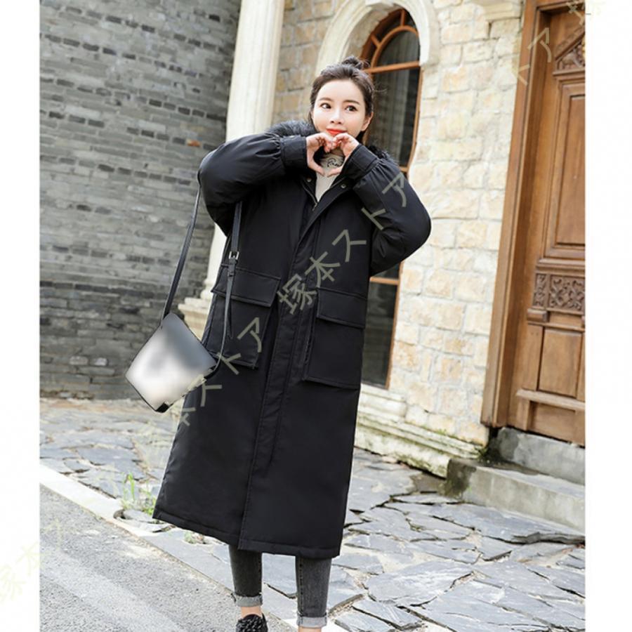 ダウンジャケット レディース 軽量 ダウンコート 暖かい 中綿コート 膝丈 ベンチコート ダウン ジャケ..