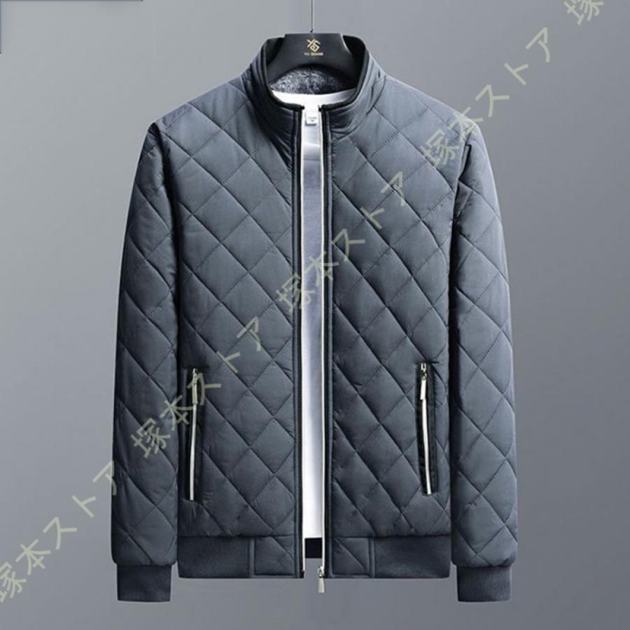 カジュアル ジャケット メンズ ダウンジャケット 野球着 立ち襟 裏起毛 中綿コート...