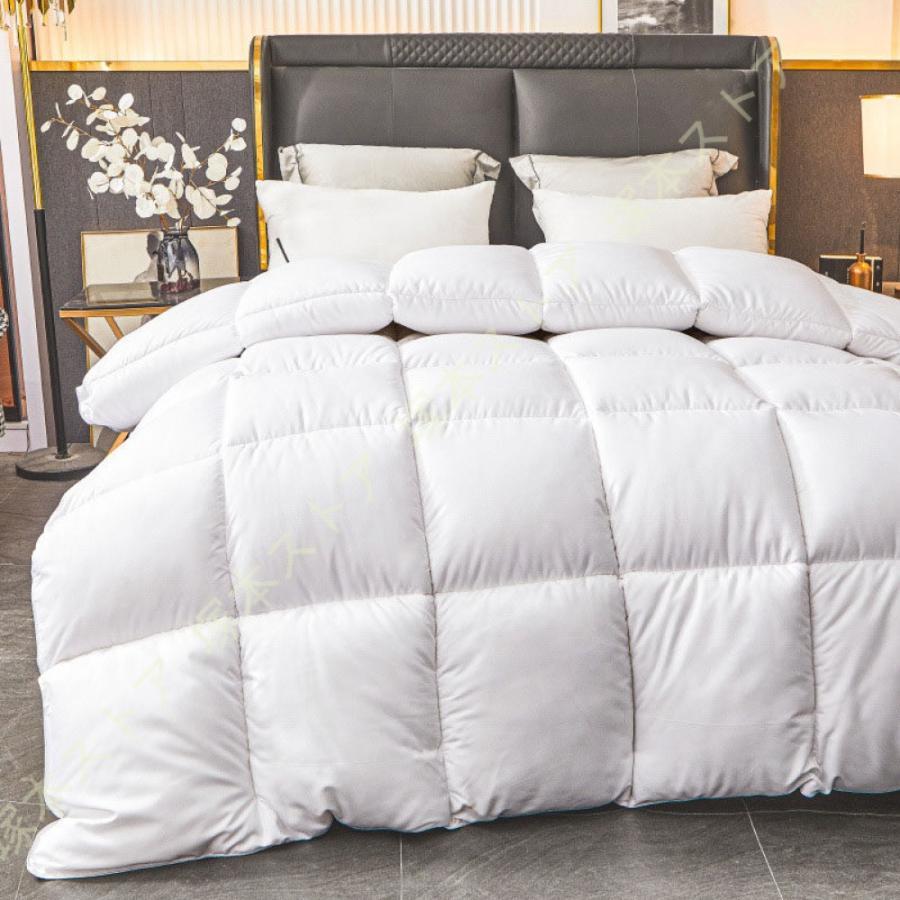 羽毛布団 掛布団 ロマンス ダブルロングサイズ 冬用 羽毛ふ 羽毛布団 ダブル マザーグース ロマンス小..