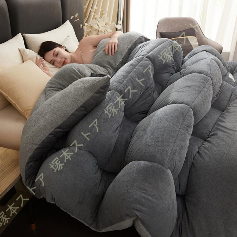 静電気抑制 かけ布団 シングル 花柄 かわいい はだかけ布団 冬用掛け布団 たっぷり中綿 フカフカ 肌か..