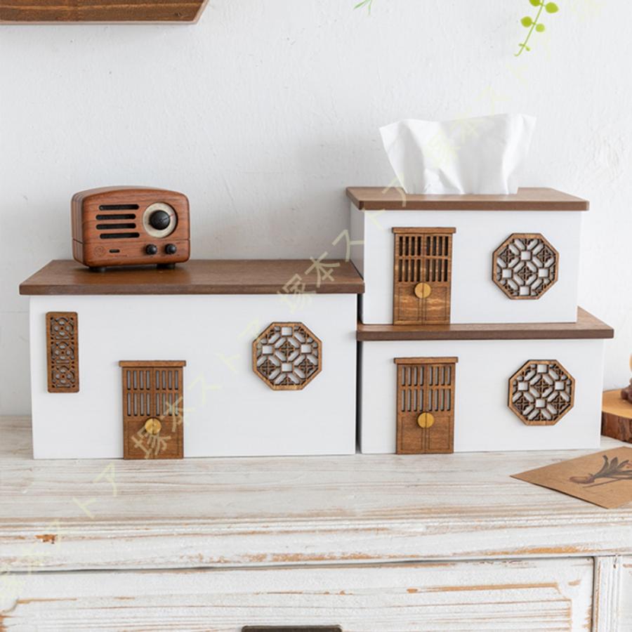 中国風 デスクオーガナイザー 引き出し 木製 タンス 収納ボックス 卓上 小物入れ 多機能 化粧品収納 ペ..