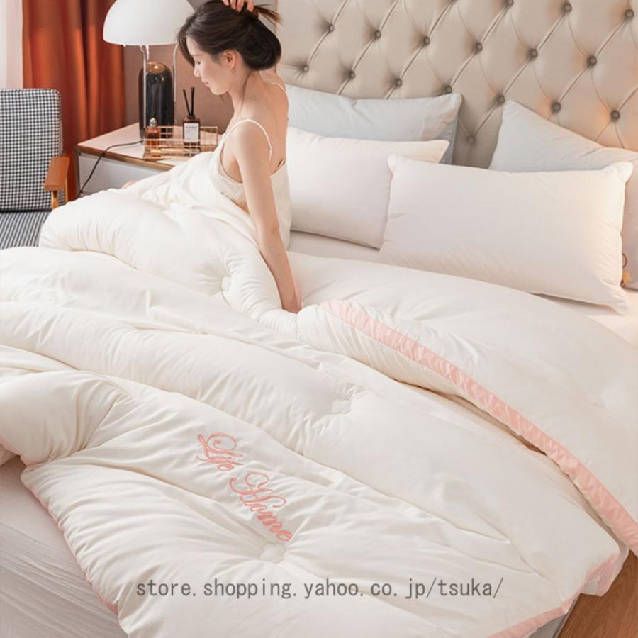 掛け布団 シングル 抗菌防臭 洗える 防ダニ ホコリが出にくい 保温 暖か おしゃれ 暖かい 毛布 冬用掛..