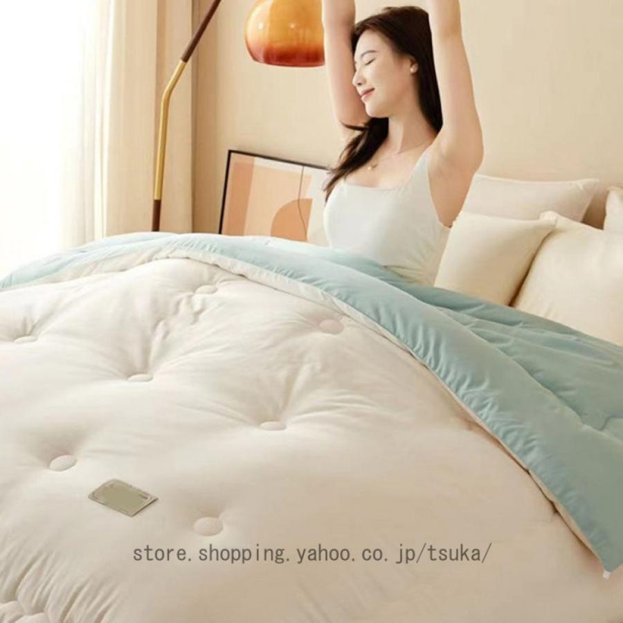 掛け布団 保温 洗える 洗濯可 一人暮らし 新生活 寝具 ふとん おしゃれ 掛け 布団 あたたか 洗える シ..